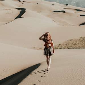 hiking desert activity
