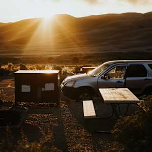 mountain sun picnic table