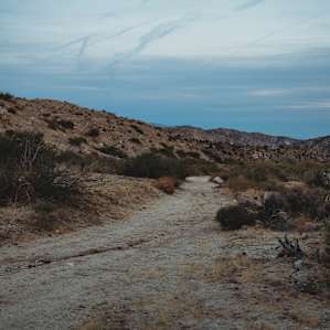 the road to the campsite -- best for 4WD