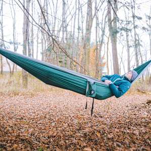 I love sleeping in hammocks