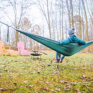 I was pretty fond of where my hammock was!