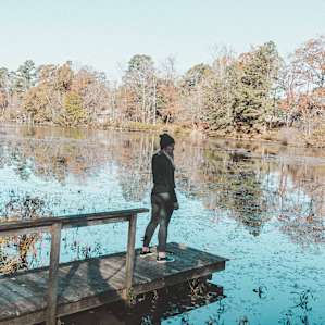 The lake.