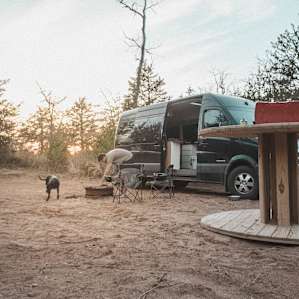Our campsite was so large!