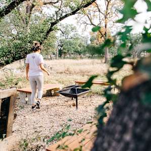 Fire pit available as well as chopped wood.