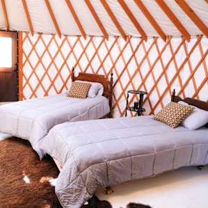 Deluxe. Glamping at it's best.