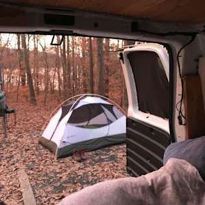 tent forest van