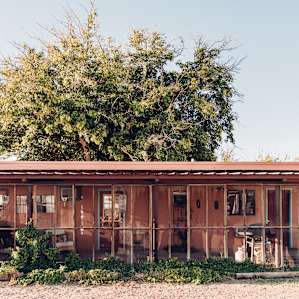 Outside the Casita is a great sitting area, enclosed with a screen.