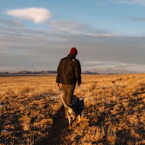 We took the trail right next to the greenhouse up to the hill for sunset.