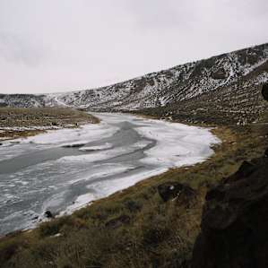 Beautiful dusting of snow as we explored.