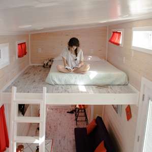 the coziest place to sleep and read!