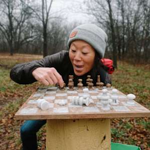 She beat me!