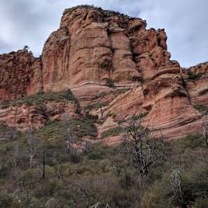 Just across 89A is a great hike with amazing views of the southwest rock formations