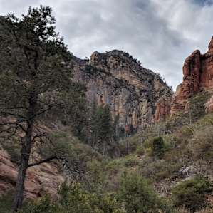 Just across 89A is a great hike with amazing views of the southwest rock formations