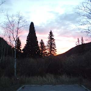 The west sun rise