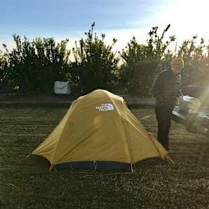 Pinnacle Farms tent campsite