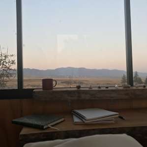 Early morning mountains.