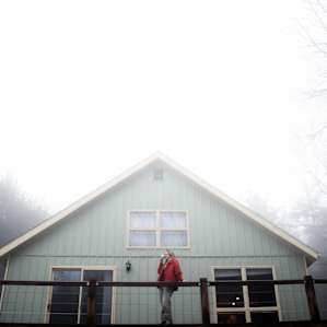 cabin people winter