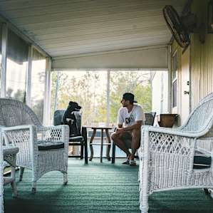 Screened in porch