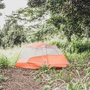 Set my tent up here, but there are plenty of spots all over