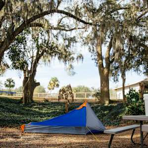 Plenty of space to set up my tent and it was definitely warm enough for a night i the hammock too!