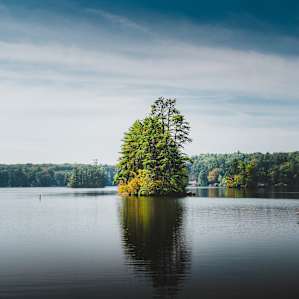 Pawtuckaway State Park offers a lake beach for swimming.