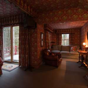 An additional lunge area in the master bedroom.