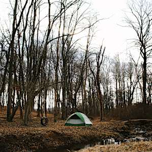 Campsite by the Creek