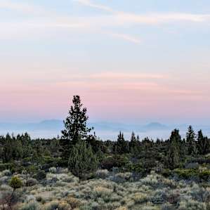 Sea of clouds in the distance
