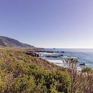 Pacific Valley like 2-5 miles south from the site