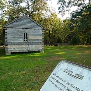 The cabin where Meriwether Lewis died