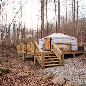 My first yurt experience!