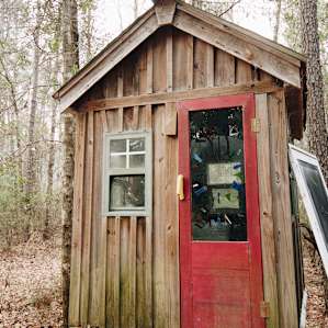One of the many structures you can cozy up inside and relax.