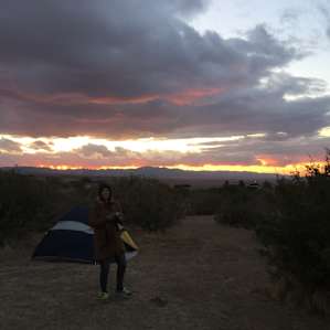 The sunsets were epic