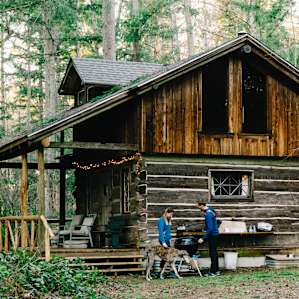 cabin forest people