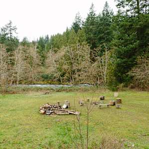 The campsite area