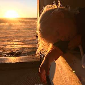 Sleeping through a gorgeous sunrise
