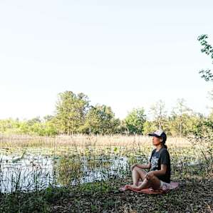 Taking a breather.
