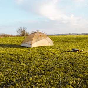 A simple set up for a simple evening on the farm.