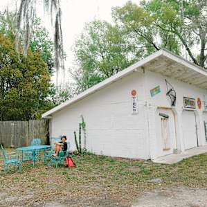 This used to be the inspection station in town.
