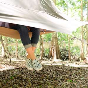 Have you ever stayed in a tent in the trees?!