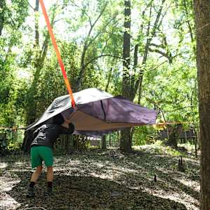 One of David's tree tents.
