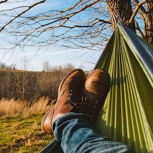 This spot is great for hammocking, and you're not going to want to get out