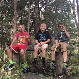 A little photo op on our hike along the Platte River.