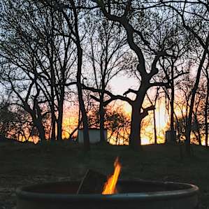 Sunsets and campfires, on point.