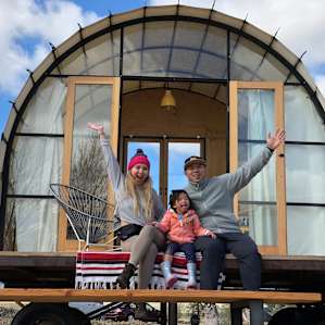 Cheers to glamping!
