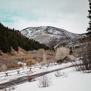 The ranch is almost 150 acres of wilderness, and boasts incredible mountain views. Guests are known to spot elk, bears and big cats!