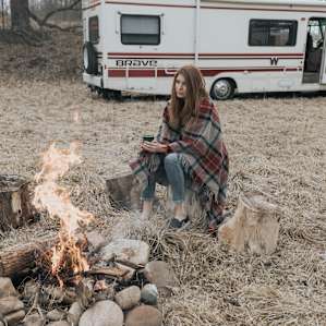 Getting ready for a chilly Wisconsin Spring night. Downed trees are perfect for firewood or bring your own!
Make sure that it is bought in Wisconsin or you can not burn it!