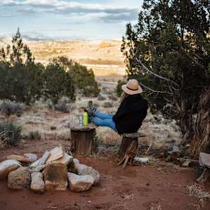 A relaxing view from our campsite!