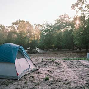Where we set up the tent for the night.