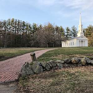 Very short walk to the chapel